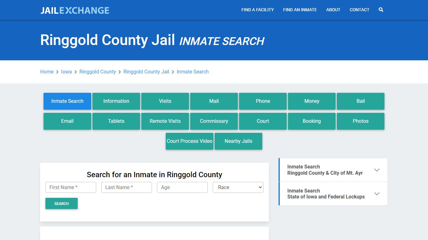 Ringgold County Jail, IA Inmate Search: Roster & Mugshots